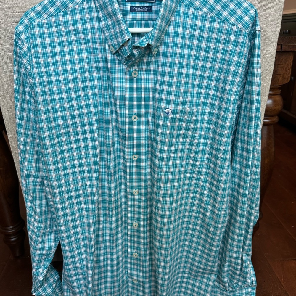The Southern Shirt Company Blue Casual Button Down Shirt